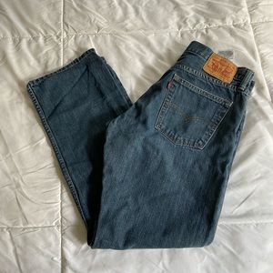 Levi’s 514 Dark Wash Jeans — 34x32